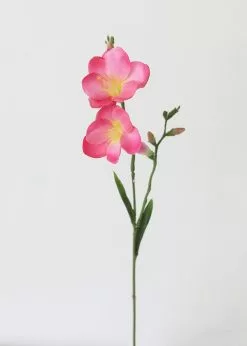 Afloral Artificial Flowers Pink Artificial Freesia Flower - 27"