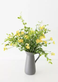 Afloral Matte Glazed Ceramic Pitcher - 9.5" Vases