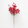 Afloral Christmas Red Artificial Berries Pick - 9" Artificial Plants