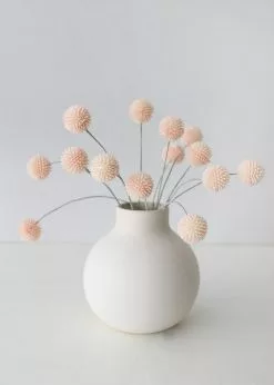 Afloral Artificial Craspedia Billy Buttons In Pink - 21"