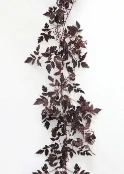 Afloral Artificial Plants Plum Cimicifuga Seeded Garland - 6'