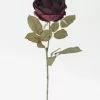 Afloral Eggplant Silk English Cabbage Rose - 25"