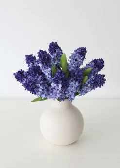 Afloral Artificial Purple Hyacinth Flowers - 12.5
