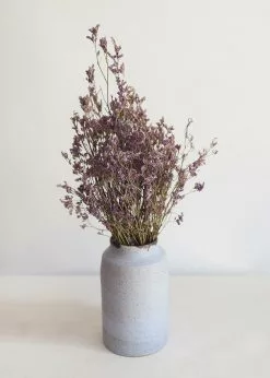 Afloral Vases Lavender Haze Speckled Clay Vase By Gina DeSantis Ceramics - 8"