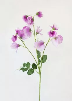 Afloral Purple Lavender Sweet Pea Wildflowers - 26.75"