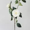 Afloral Real Touch Camellia Roses In Cream White - 35" Artificial Flowers