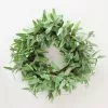 Afloral Real Touch Seeded Eucalyptus Leaf Wreath - 24" Artificial Plants
