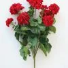 Afloral Artificial Flowers UV Protected Indoor/Outdoor Fake Geranium Bush - 24"