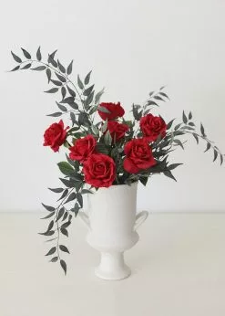 Afloral Red Real Touch Rose - 28