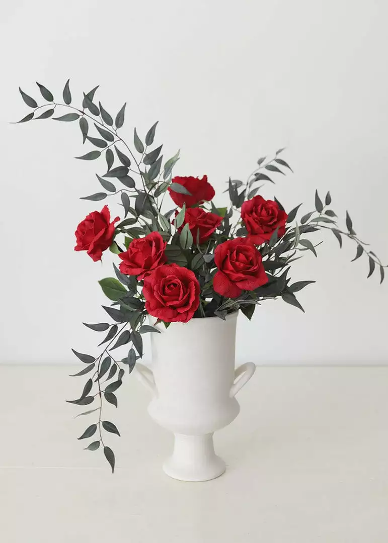 Afloral Artificial Plants Artificial Italian Ruscus Leaf Branch - 36"