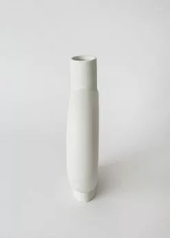 Afloral Handmade Stoneware Circle Vase - 9.25