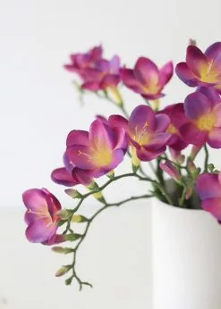Afloral Fake Flower Freesia In Violet - 27