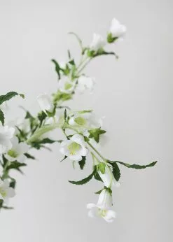 Afloral Cream White Artificial Campanula Bellflowers - 34.5"