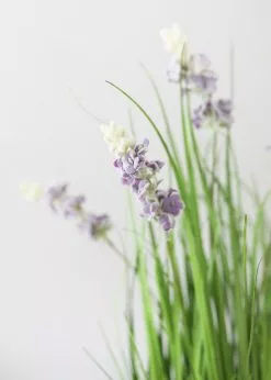 Afloral Fake Wildflowers And Grass Plant In Pot - 24"