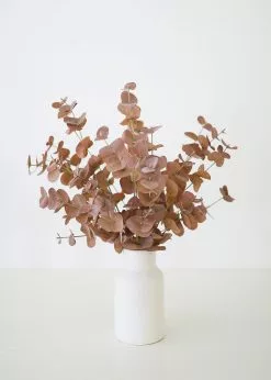 Afloral Artificial Plants Terracotta Artificial Spiral Eucalyptus Leaves - 34