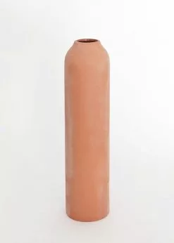 Vases Afloral Tall Watertight Terracotta Vase - 13.5"