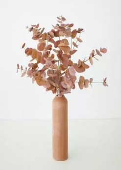 Afloral Artificial Plants Terracotta Artificial Spiral Eucalyptus Leaves - 34