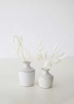 Afloral White Dried Bunny Tails - 18-28