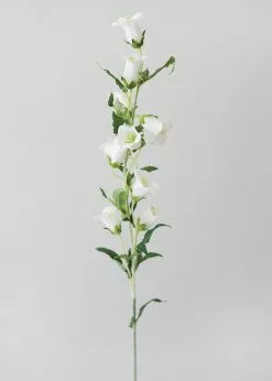 Afloral Cream White Artificial Campanula Bellflowers - 34.5"
