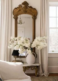 Afloral Artificial Flowers Faux Cherry Blossom In Cream White - 44