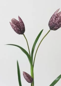 Afloral Purple Fritillaria Lily Wildflowers - 27" Artificial Flowers