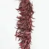 Afloral Burgundy Preserved Eucalyptus Garland - 76" Dried Flowers