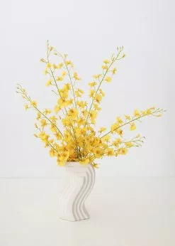 Vases Afloral Nordic Cream White Wave Vase - 8