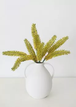 Afloral Green Yellow Fake Flower Agave Bloom - 34.25" Artificial Flowers