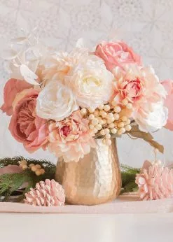 Afloral Artificial Plants Fake Berries Pick In Cream Beige - 9