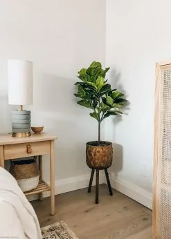 Afloral Woven Basket Plant Stand - 21.5